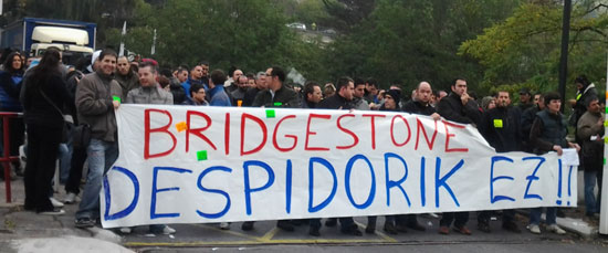 LAB muestra su apoyo a las movilizaciones espontáneas de las y los trabajadores de Bridgestone