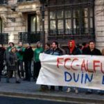 Concentración conjunta de los y las trabajadoras de Cementos Lemona y FCC-Alfus