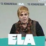 Ainhoa Etxaide ELA sindikatuaren kongresuan.