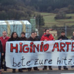 Concentraci&oacute;n frente a la entrada de las instalaciones de Incoesa en Bedia.