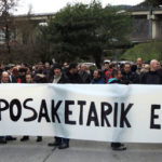 Rodisa enpresako langileen elkarretaratzea.