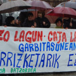 Auzo Laguneko langileen elkarretaratzea Arrasaten.