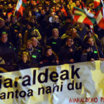 Aiaraldeko Plataformak deitutako manifestazioa Laudion.