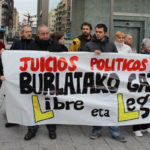 Konzentrazio iraunkorra epaiketa politikoak salatzeko.