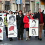 Pasadan urteko Martxoak 3an 1976ko gertakariak salatu eta 5 langileak omentzeko egindako manifestazioa.