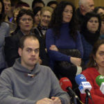 Martxoaren 9ko manifestazioen deiatzaileen prentsaurrekoaren irudia.