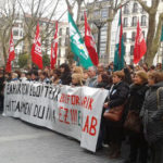 Artzai Onean elkarretaratzea egin dute Gipuzkoako Zahar egoitza eta eguneko zentroko langileek.