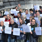 Bilboko Udaleen egindako elkarretaratzea.