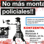 Elkarretaratzeak iragartzeko kartela.