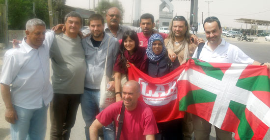 LAB participó en los actos del 1 de Mayo en Gaza y Cuba