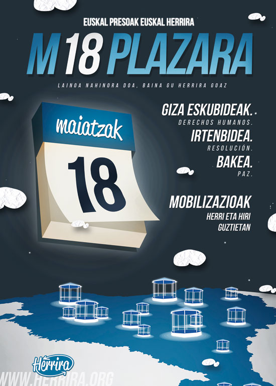 M18 Plazara. Euskal Presoak Euskal Herrira