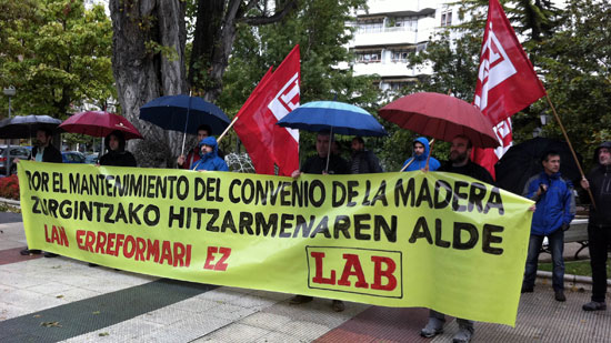 Convenio de la Madera de Navarra, otro ejemplo de renuncia de la lucha en la negociación colectiva sectorial