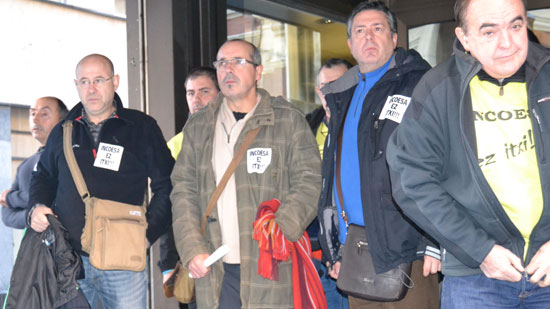 Trabajadores y trabajadoras de Incoesa reclaman reunirse con la consejera Arantza Tapia