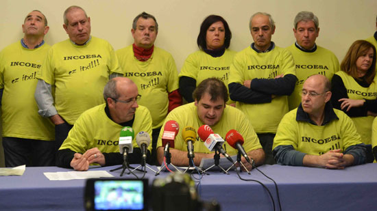 Incoesako langileek konkurtsoko administratzaileari eta Eusko Jaurlaritzari deslokalizazioaren aurka inplika daitezen exijitu diete