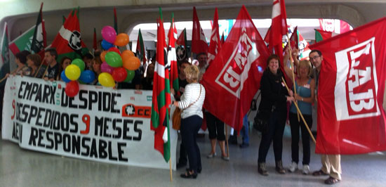 Finalizada la huelga indefinida y protestas en el aeropuerto de Loiu