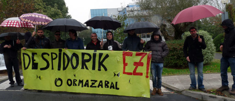 LAB exige la readmisión de los dos despedidos de Ormazabal