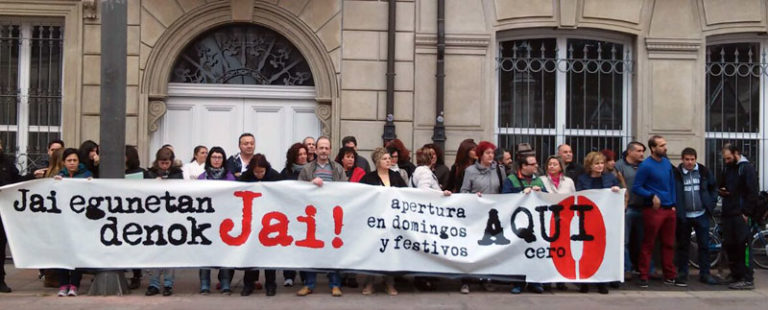 «Jai egunetan “0” irekiera» aldarria Legebiltzarrean