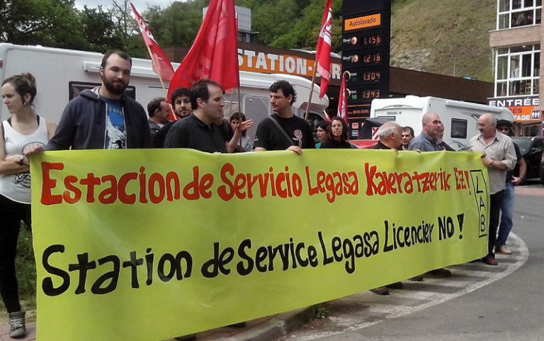 Kaleratzea Estación de Servicio Legasan