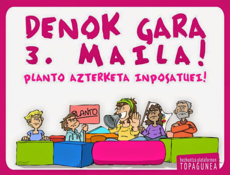 Jaurlaritzak egingo dituen 3.mailako probak egiteko LOMCE hartu du oinarri