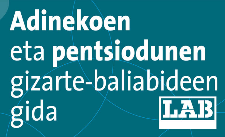Adinekoen eta pentsiodunen gizarte-baliabideen gida