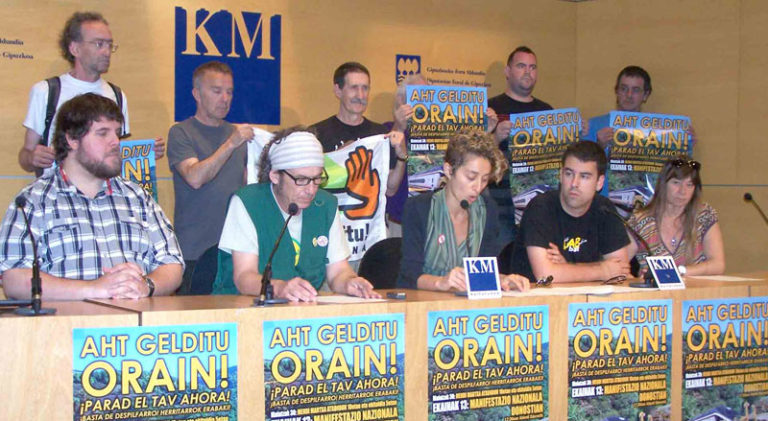 AHTren gelditzea exijitzeko manifestazioa ekainaren 13an Donostian