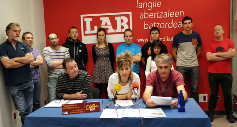 Lan osasuna publifikatzeko prozesua Nafarroan aitzindari