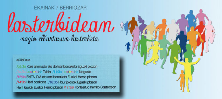 Nazio elkartasun lasterketaren hirugarren edizioa Berriozarren