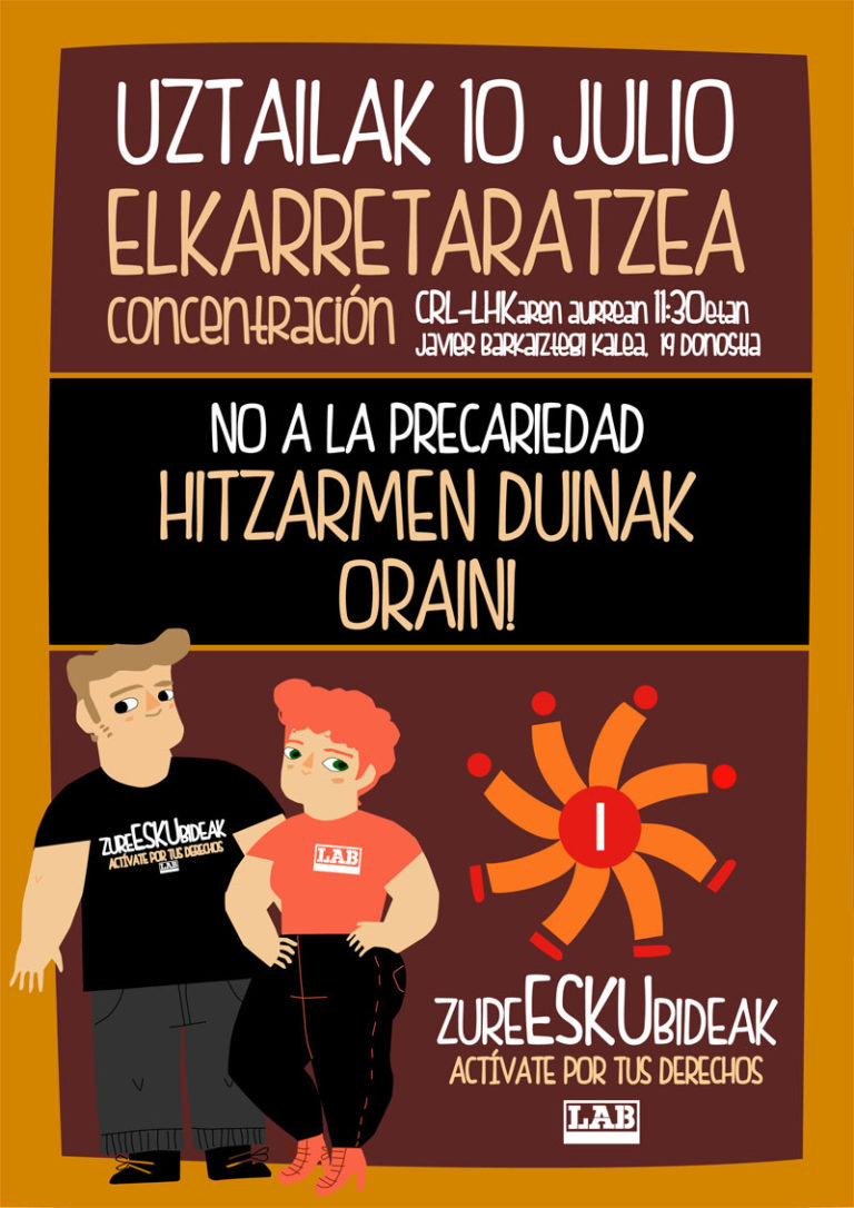 Hitzarmenen blokeoa gainditzeko proposamena aurkeztuko du LABek Lan Harreman Kontseiluan