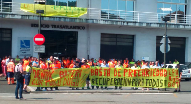 Pasaiako Portuan lan-baldintza duinen alde