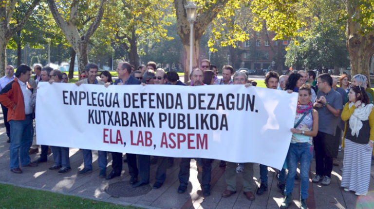 Enplegua defenda dezagun, Kutxabank publikoa