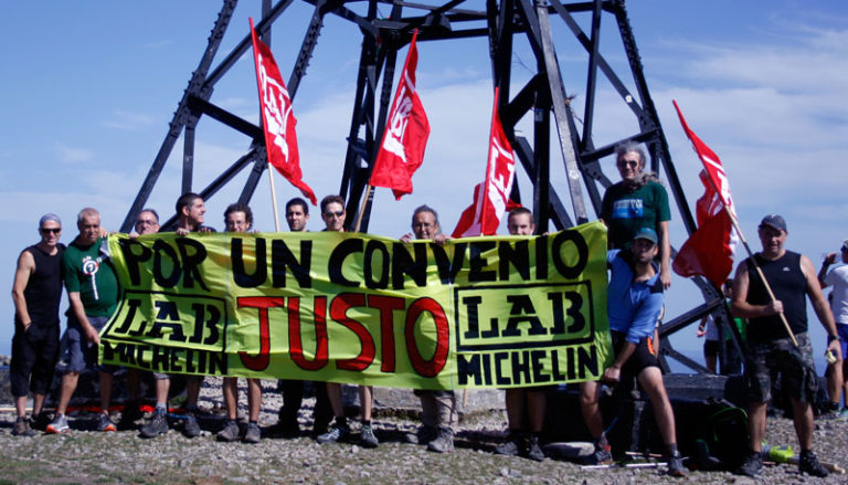 Michelin-eko LAB Gorbeian hitzarmen duin baten alde