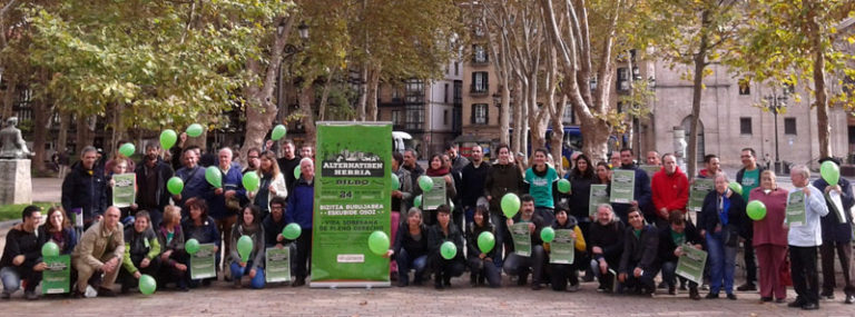 ALTERNATIBEN HERRIAren egitaraua aurkeztu dugu gaur Bilboko Areatzan