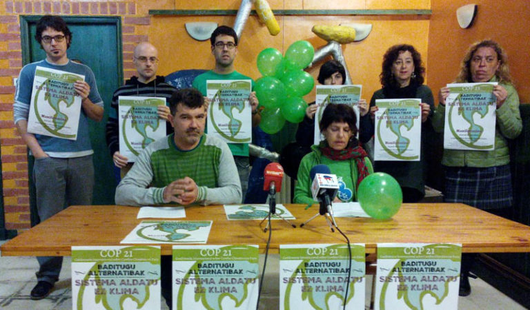 Baditugu alternatibak: Sistema aldatu, ez klima!