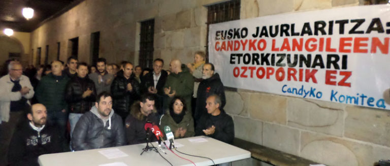 Non geratzen da orain CANDYko langileekin instituzioek harturiko konpromisoa?