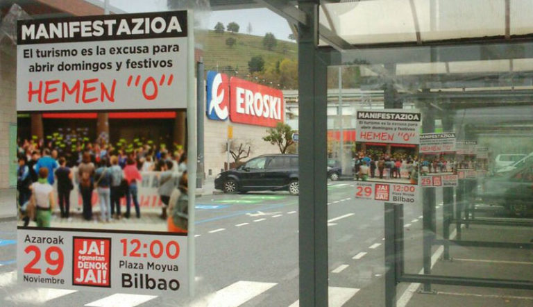 Merkataritzako ordutegien liberalizaziorik ez, HEMEN “0”