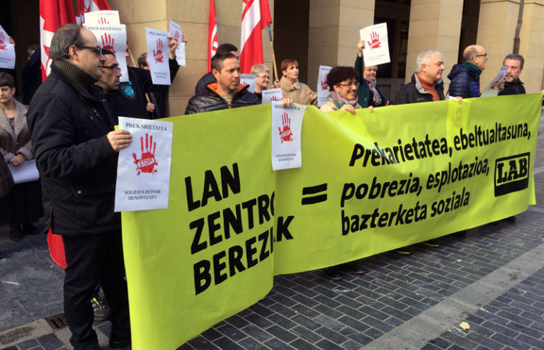 LABek inplikazioa exijitzen die instituzioei sektore honetako prekarietatea eragozteko