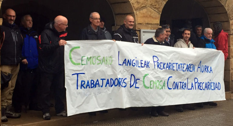 CEMOSAn lortutako akordioak erakusten du borrokatzeak merezi duela