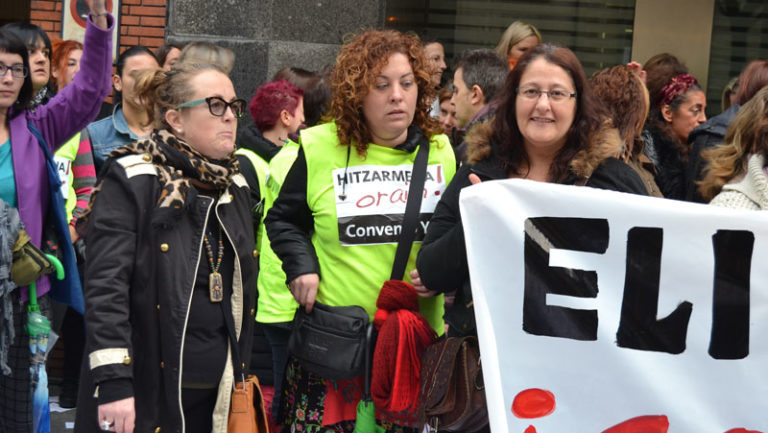 Lanuzteak gaur Bizkaiko elikagai merkataritzan hitzarmen duinaren alde