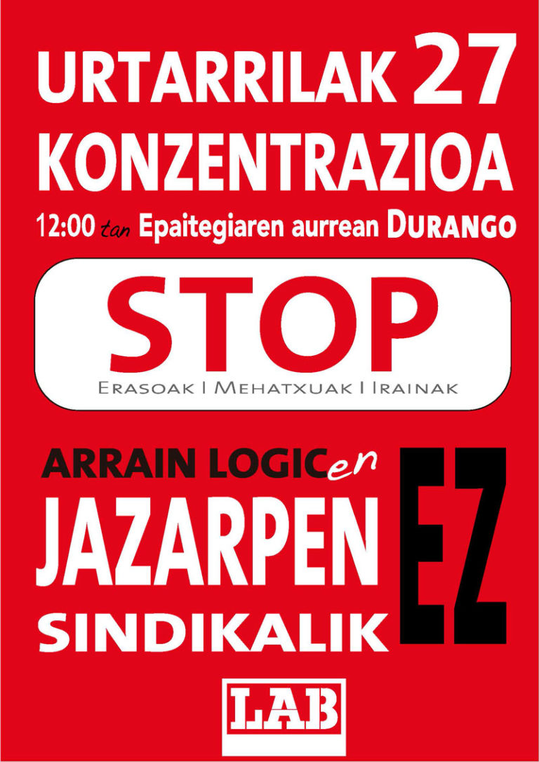 Jazarpen sindikala Arrain Logic enpresan