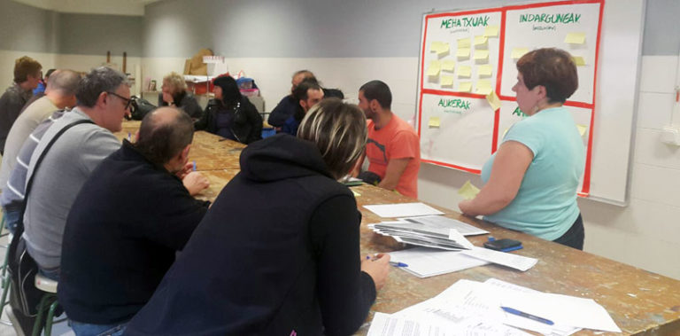 Birpentsatzen prozesuaren inguruko tailerrak egin dira Eibar eta Igorren