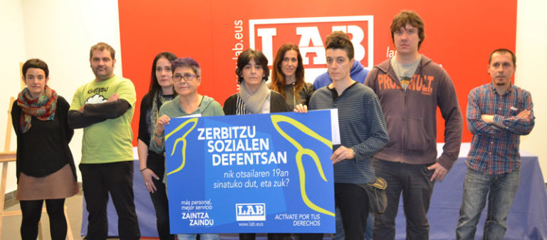 “Zaintza zaindu” behar da zerbitzu sozialak hobetzeko