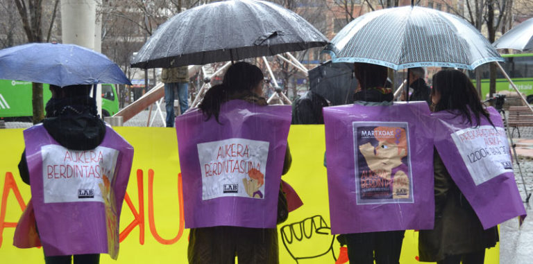 Aukera berdintasunean diskurtsoetatik haratago joan behar gara