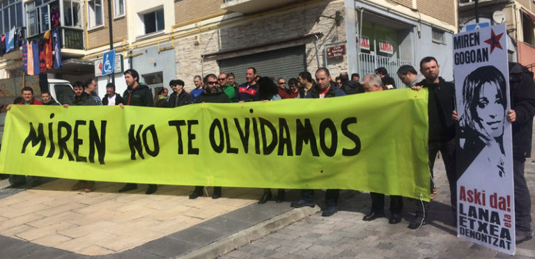 LAB, Faurecia Orkoienen kontzentratu da Miren Peñaren heriotzaren urteurrenean