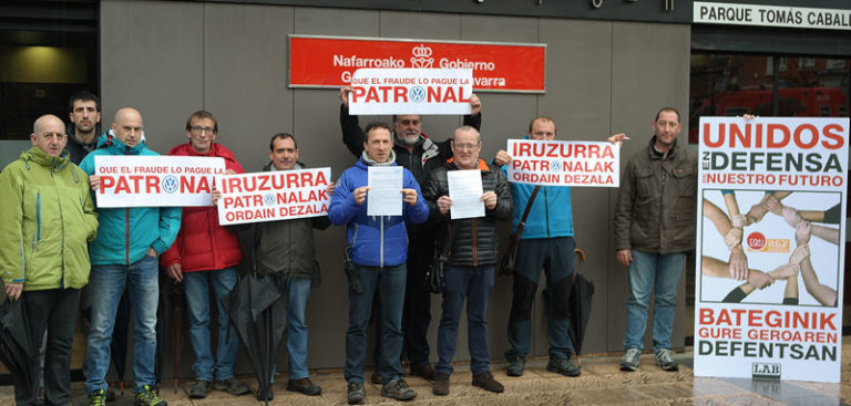 Azpikontratetan, hornitzaileetan eta Volkswagen bertan lan egiten duten LABeko delegatuek bilera eskaera egin diote Nafarroako Gobernuari