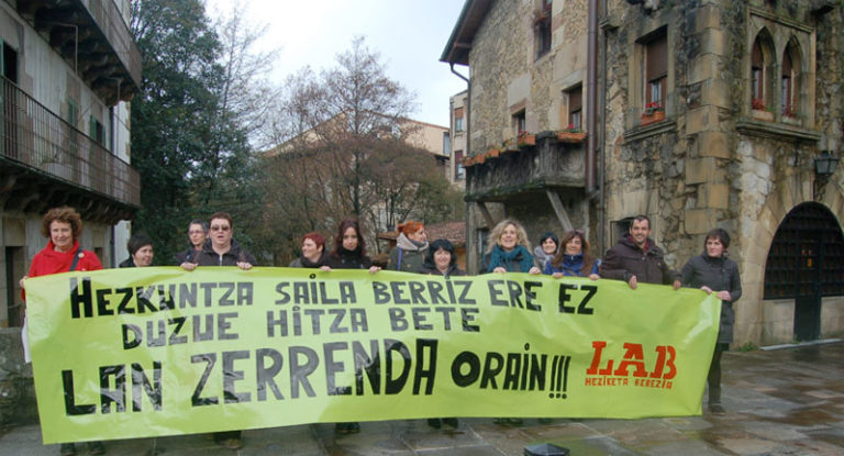 EAEko Heziketa Bereziko espezialisten lan zerrendak eguneratu behar dira