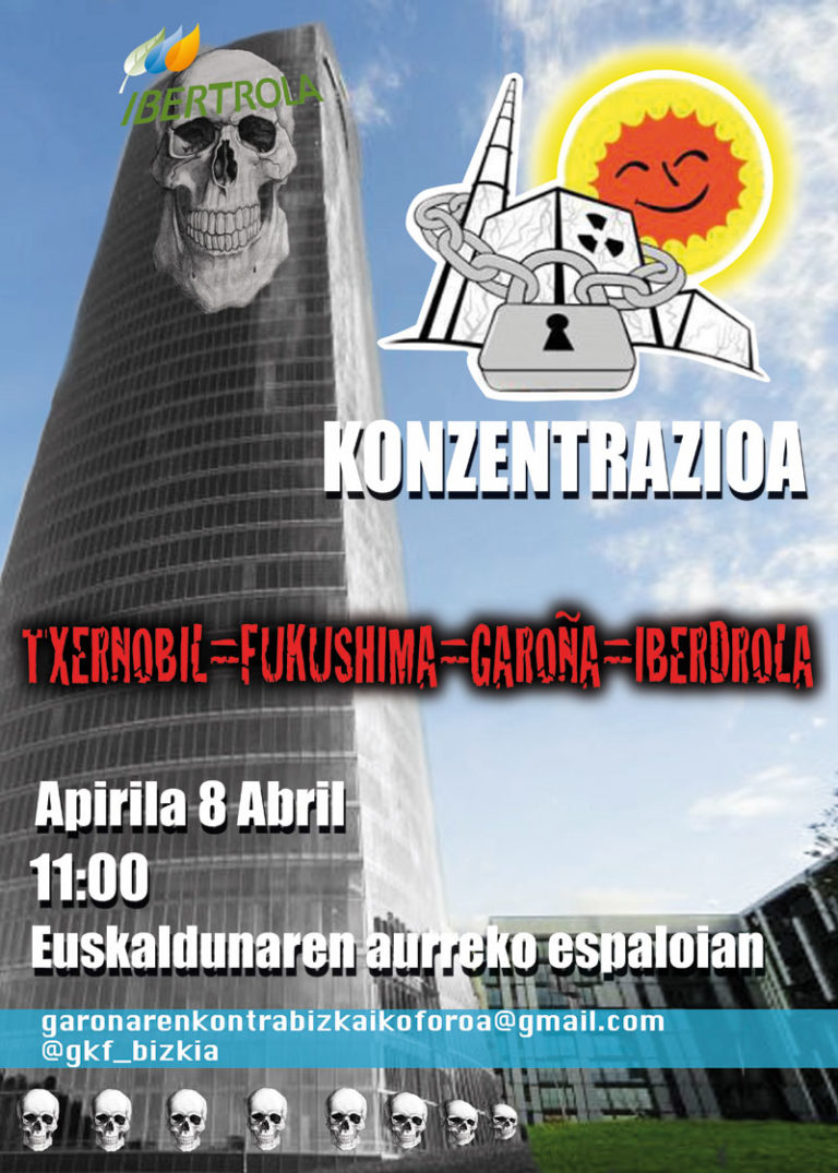 Txernobil = Fukushima = Garoña = Iberdrola