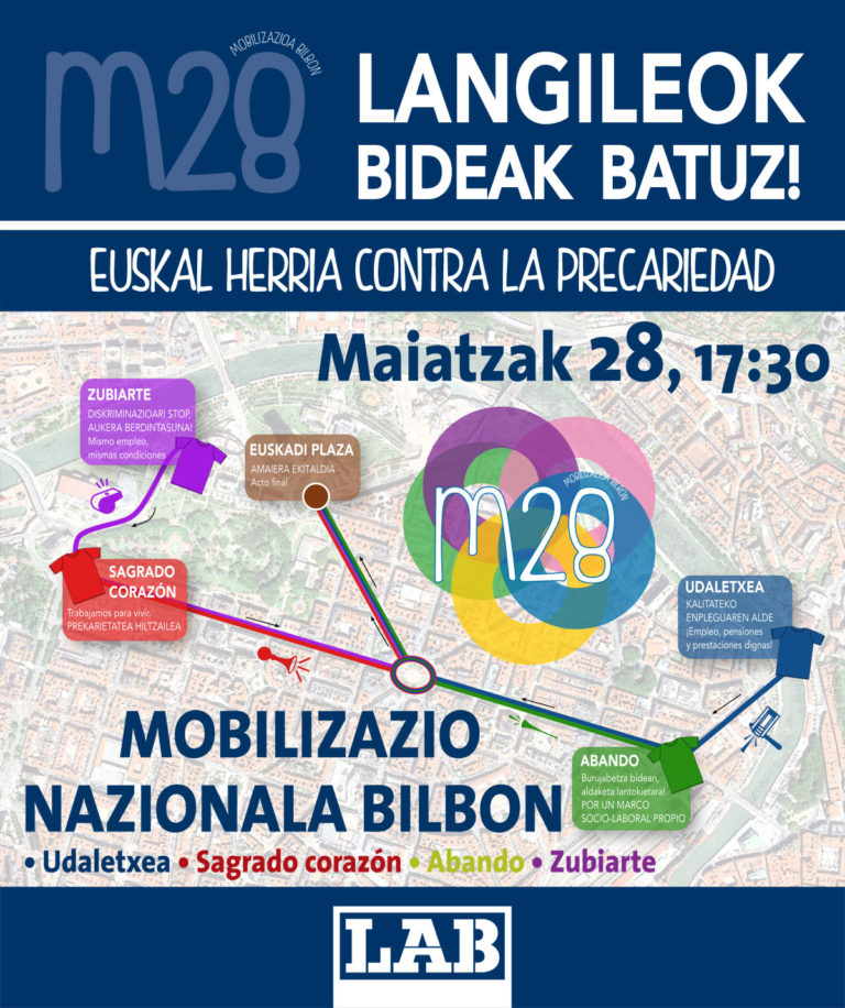 Maiatzak 28, MOBILIZAZIO NAZIONALA BILBON
