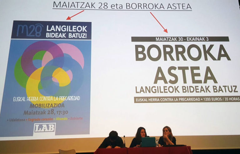 Goierri-Buruntzako delegatuak M28ko mobilizazio nazionalerako prest