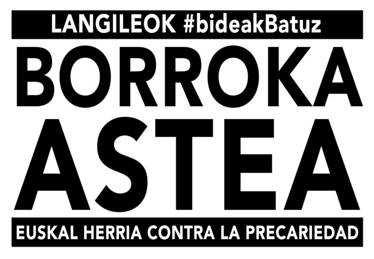 Prekarietatearen aurka borrokan jarraitzen dugu