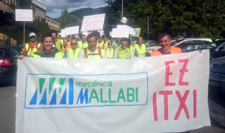 Mecánica Mallabi apoya la pérdida del empleo y la especulación